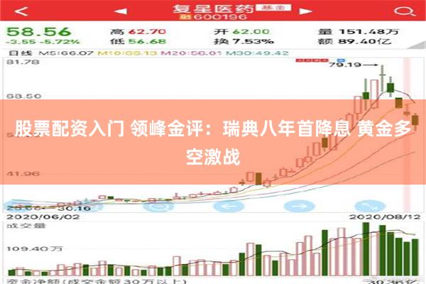 股票配资入门 领峰金评：瑞典八年首降息 黄金多空激战