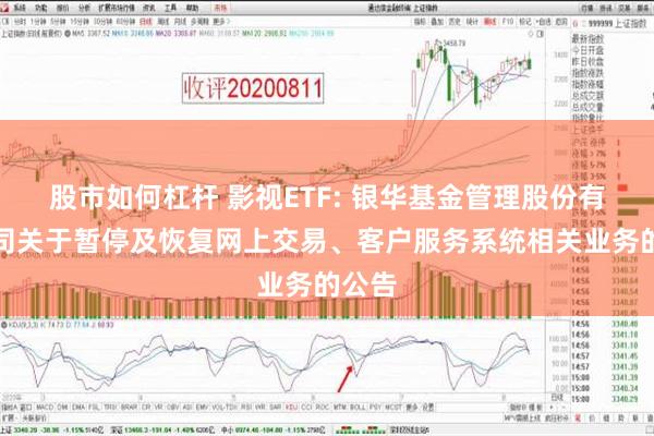 股市如何杠杆 影视ETF: 银华基金管理股份有限公司关于暂停及恢复网上交易、客户服务系统相关业务的公告