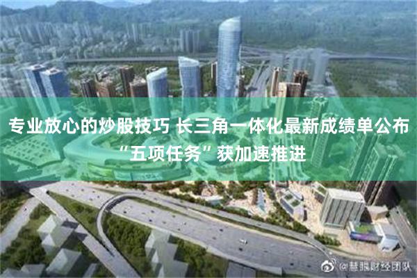 专业放心的炒股技巧 长三角一体化最新成绩单公布 “五项任务”获加速推进